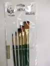 Five high-quality green brushes details Picture